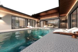 4 Bedroom villa with pool next to the sea in Chalong area, Phuket at Sea Central Villa