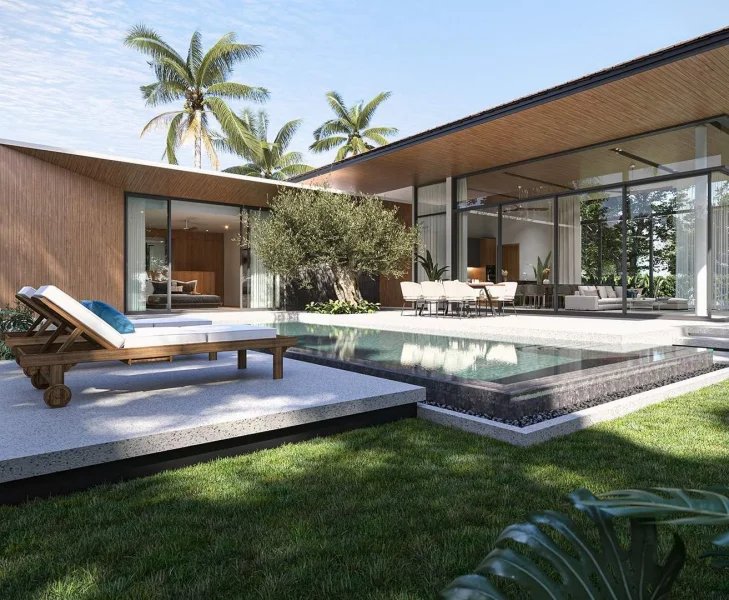 3 Bedroom Spring Villa with Private pool in Talang Area, Phuket at Botanica Four Seasons