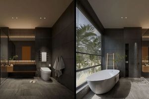 4 Bedroom villa with pool next to the sea in Chalong area, Phuket at Sea Central Villa