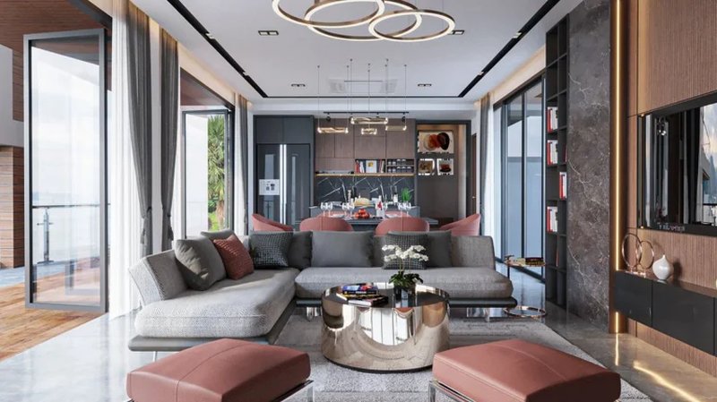 วิลล่าพร้อมสระว่ายน้ำส่วนตัวและวิวทะเลแบบพาโนรามาในพื้นที่กะรน,ภูเก็ตที่ไฮวันซีวิววิลล่าแอนด์การ์เด้น