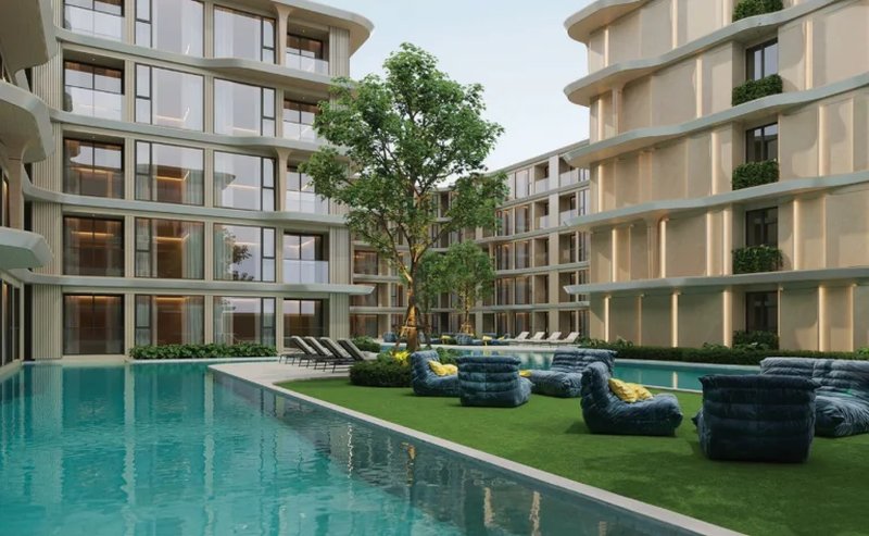 2 Bedroom Beachfront Apartment in Layan Area, Phuket at Bellevue Beachfront