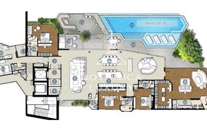 Penthouse with pool in Bang Tao area, Phuket at Botanica Hythe Condominium