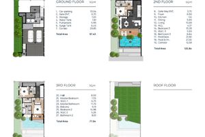 Three-storey villa with panoramic sea views in Mai Khao area, Phuket at Maison Sky Villas