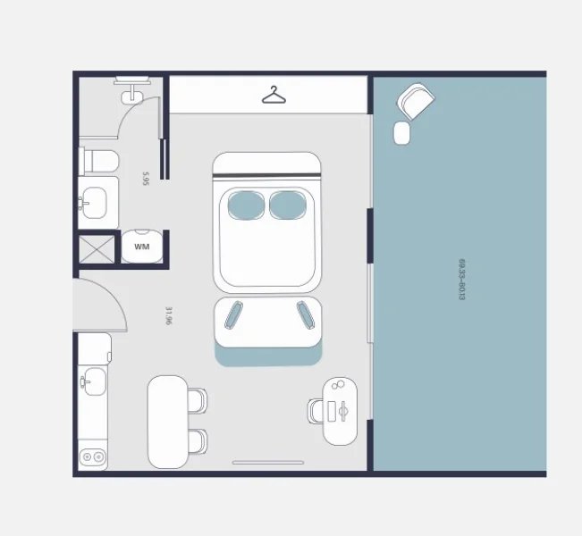 Studio Apartment in Rawai, Phuket at Essence Residence