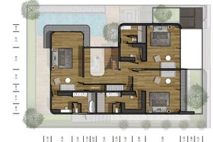 Two-storey 3 bedroom villa with swimming pool in Mai Khao area, Phuket Allthai Village