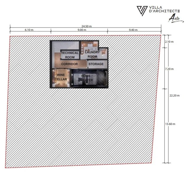 Luxury villa with pool and sea view in Chalong area, Phuket in Villa d'architecte Aela