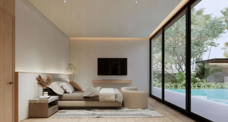 4 Bedroom villa with pool next to the sea in Chalong area, Phuket at Sea Central Villa