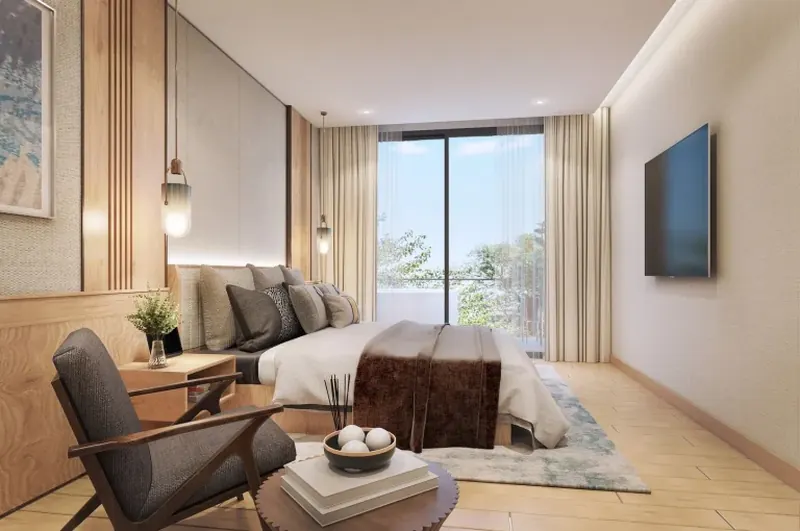 Exterior of condo in Choeng Thale