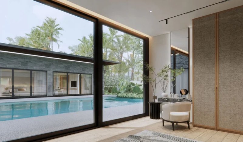 4 Bedroom villa with pool next to the sea in Chalong area, Phuket at Sea Central Villa