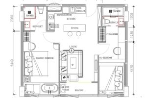 2 Bedroom Apartment in Bang Tao, Phuket at Capri Residence Bang Tao