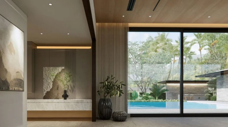 4 Bedroom villa with pool next to the sea in Chalong area, Phuket at Sea Central Villa