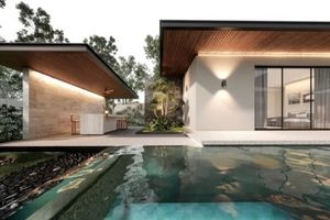 4 Bedroom villa with pool next to the sea in Chalong area, Phuket at Sea Central Villa