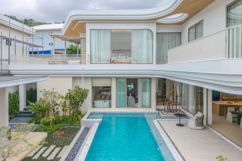 Two-storey 4 bedroom villa with private pool in Rawai area, Phuket at Nature's Rest Villa Saiyuan