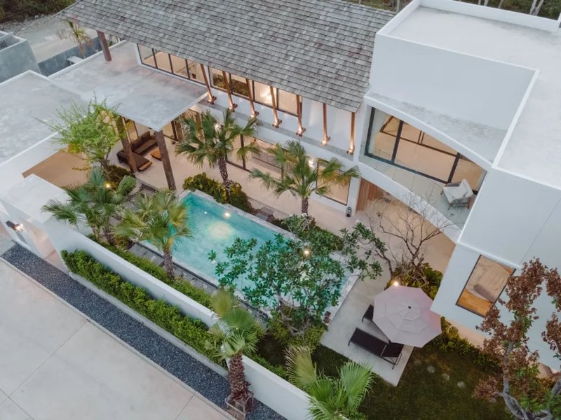 Two-storey 4 bedroom villa with private pool in Talang area, Phuket at Vinzita Elite Residences