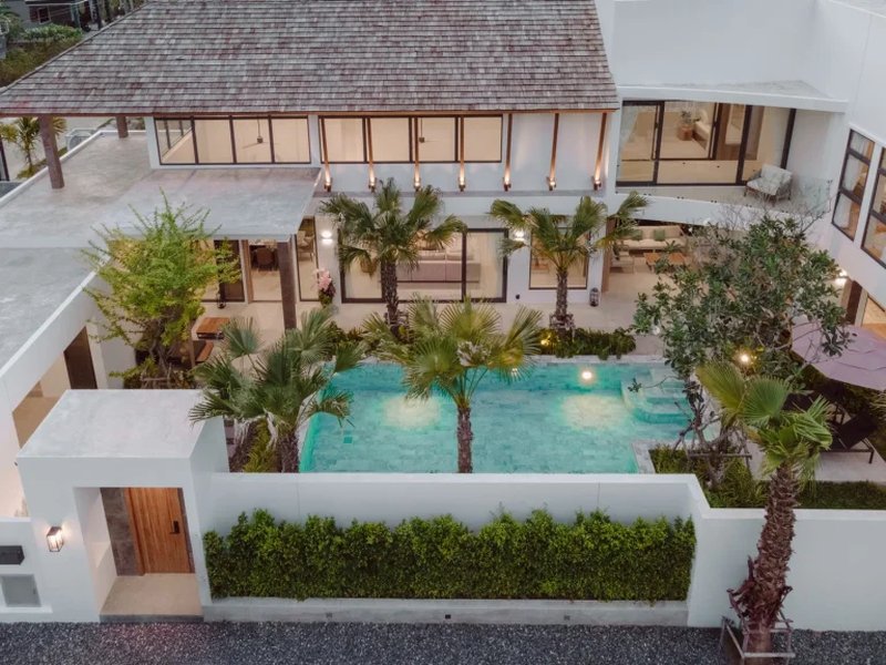 Two-storey 4 bedroom villa with private pool in Talang area, Phuket at Vinzita Elite Residences