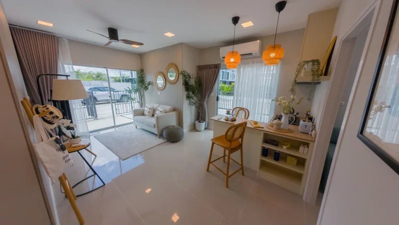 Modern 3 bedroom house in Talang area, Phuket in Pruksa Ville