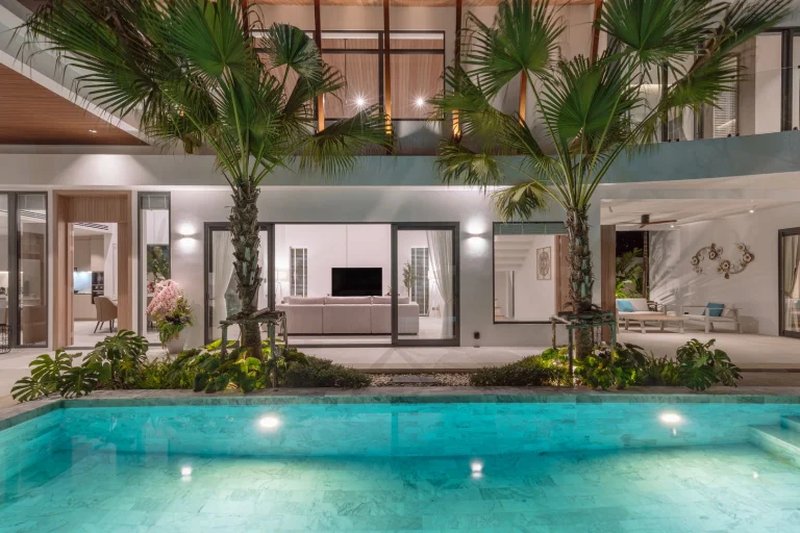 Two-storey 4 bedroom villa with private pool in Talang area, Phuket at Vinzita Elite Residences