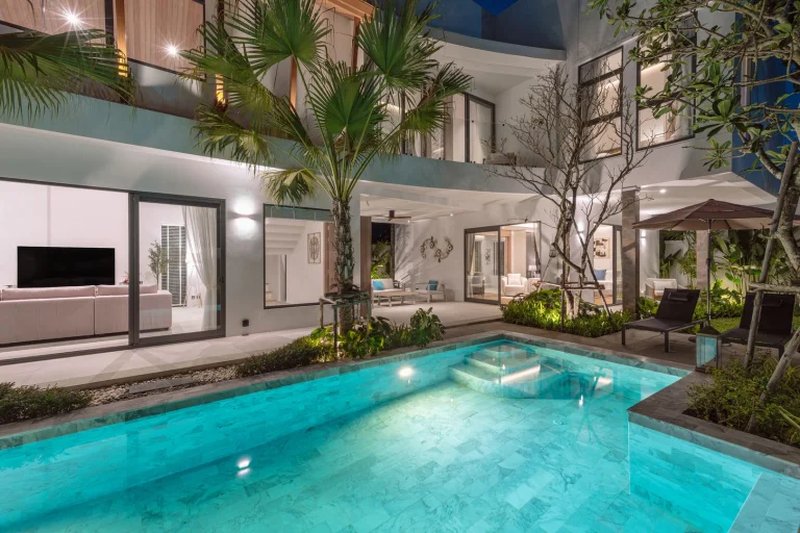 Two-storey 4 bedroom villa with private pool in Talang area, Phuket at Vinzita Elite Residences