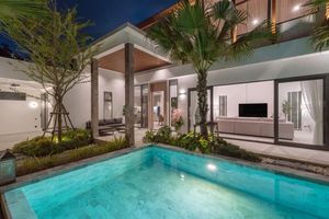 Two-storey 4 bedroom villa with private pool in Talang area, Phuket at Vinzita Elite Residences