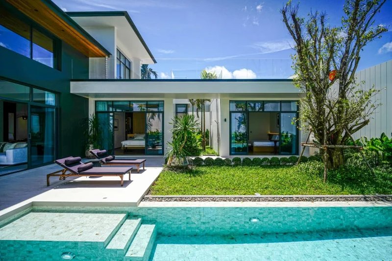 Two-storey 4 bedroom villa with private pool in Chalong area, Phuket in Elite Chalong Hidden Oasis Villas Complex