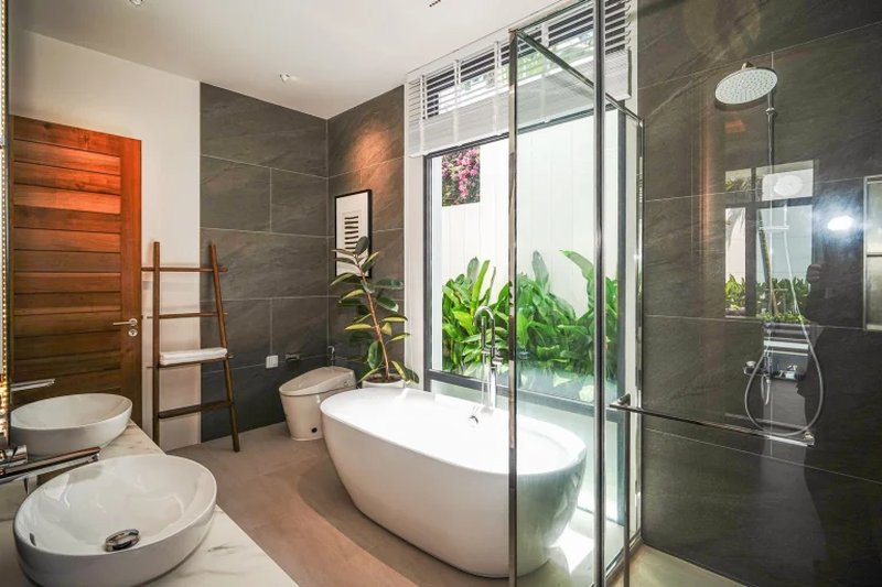 Two-storey 4 bedroom villa with private pool in Chalong area, Phuket in Elite Chalong Hidden Oasis Villas Complex