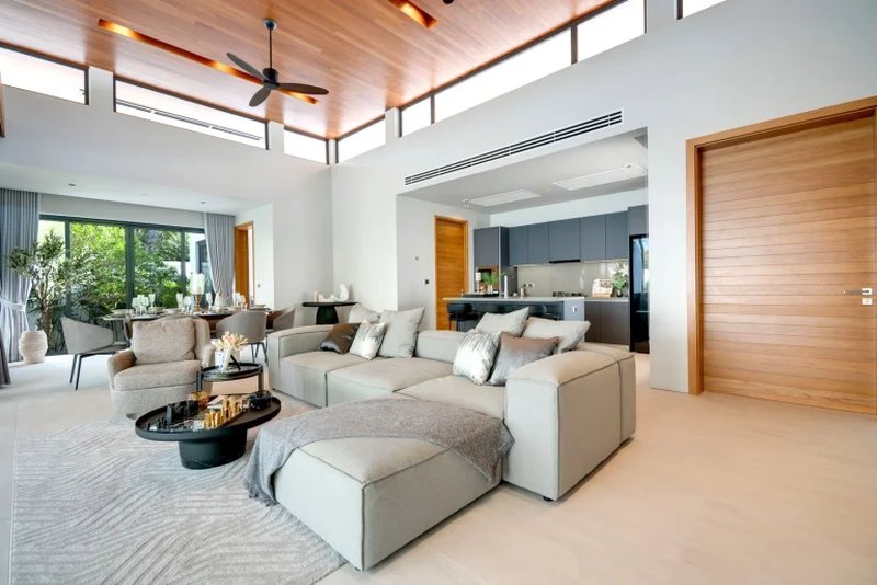 3 Bedroom villa with pool in Talang, Phuket at Botanica Modern loft II