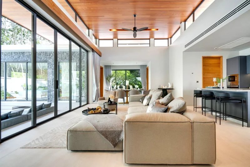 3 Bedroom villa with pool in Talang, Phuket at Botanica Modern loft II