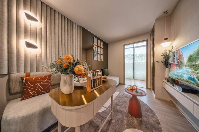 Spacious 1 Bedroom Apartment in Wichit Area, Phuket at The Base Bukit