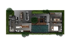 Two-storey 3 bedroom villa with private pool in Cherng Talai area, Phuket at Qcity by Wallaya Villas