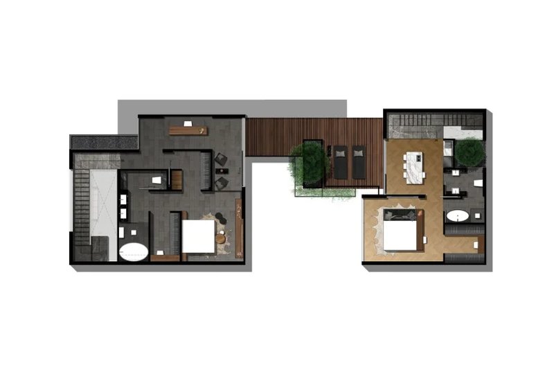 Two-storey 3 bedroom villa with private pool in Cherng Talai area, Phuket at Qcity by Wallaya Villas