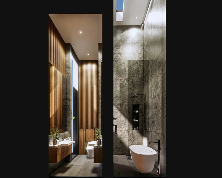 Two-storey 3 bedroom villa with private pool in Cherng Talai area, Phuket at Qcity by Wallaya Villas