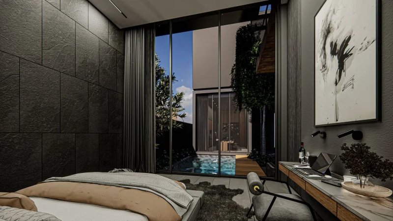 Two-storey 3 bedroom villa with private pool in Cherng Talai area, Phuket at Qcity by Wallaya Villas