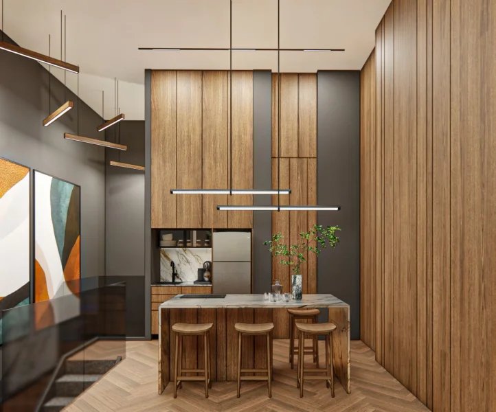 Two-storey 3 bedroom villa with private pool in Cherng Talai area, Phuket at Qcity by Wallaya Villas