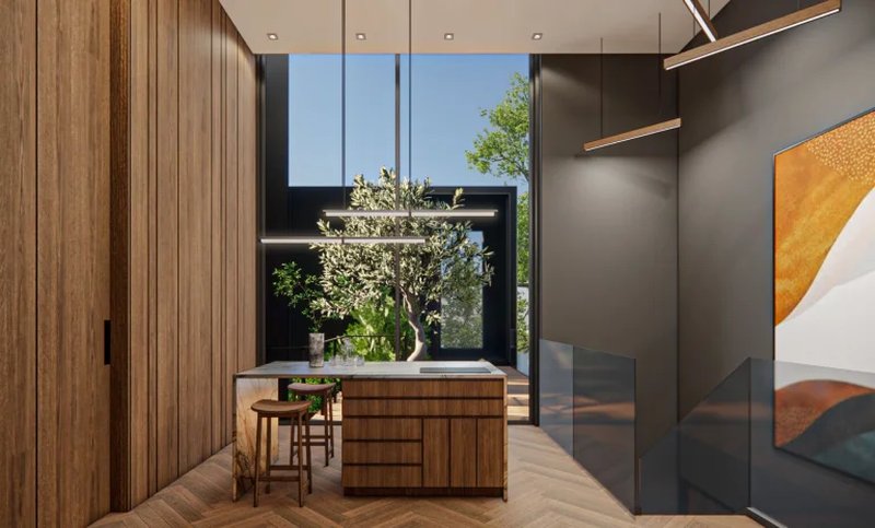 Two-storey 3 bedroom villa with private pool in Cherng Talai area, Phuket at Qcity by Wallaya Villas