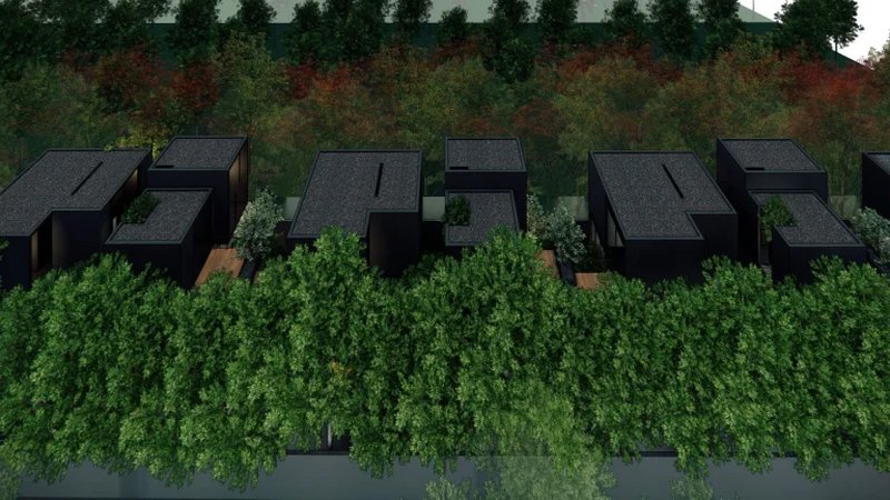 Two-storey 3 bedroom villa with private pool in Cherng Talai area, Phuket at Qcity by Wallaya Villas