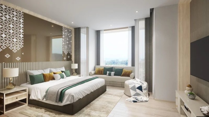 Duplex 2 Bedroom apartment in Bang Tao area, Phuket at The Ozone Condominium