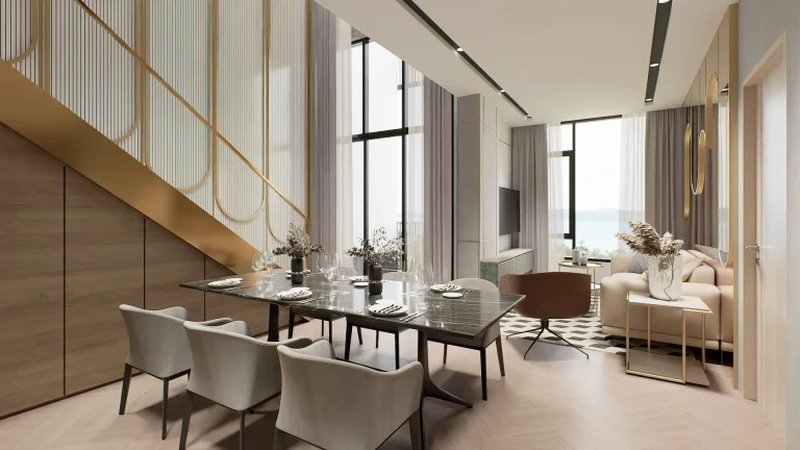 Duplex with 2 bedrooms in Bang Tao area, Phuket in Bellevue Lagoon