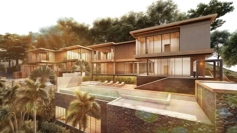5 Bedroom villa with private pool on the lake, Phuket in The Menara Hill