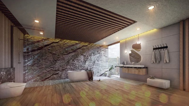 5 Bedroom villa with private pool on the lake, Phuket in The Menara Hill