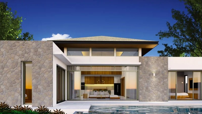 3 Bedroom Villa with Private pool in Bang Jo Pasak area, Phuket at Manisa Villas