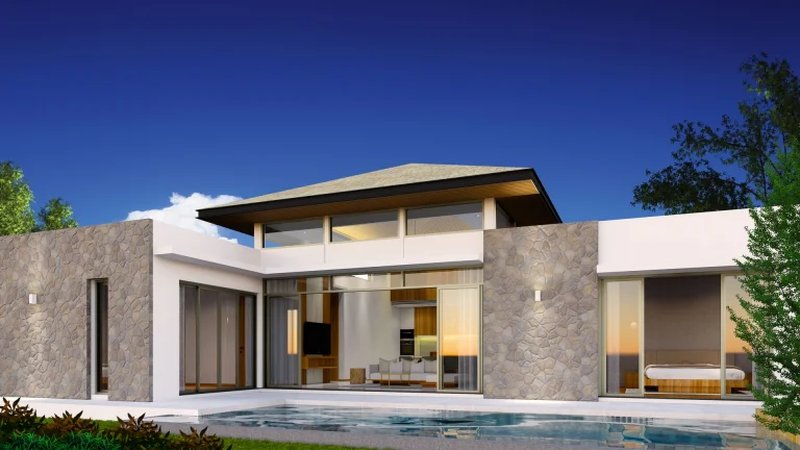 3 Bedroom Villa with Private pool in Bang Jo Pasak area, Phuket at Manisa Villas