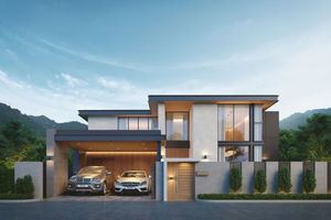 3 Bedroom Villa with Private pool in Talang Area, Phuket at Patina Courtyard