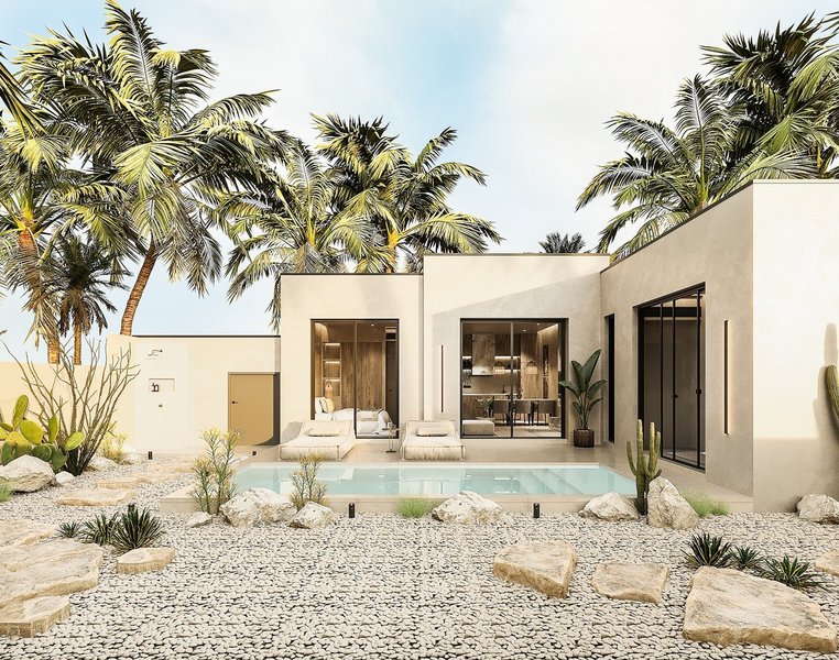 3 Bedroom Villa with Pool in Talang area, Phuket at Sunrise Lake Complex