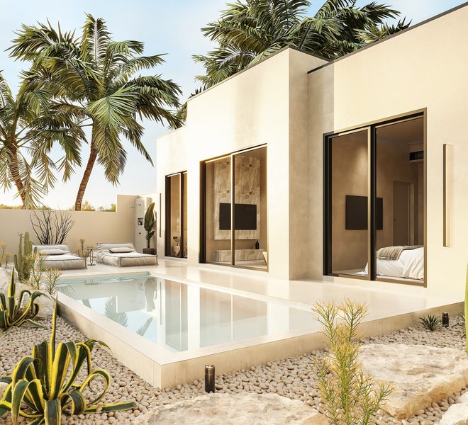 2 Bedroom Villa with Pool in Talang area, Phuket at Sunrise Lake Complex