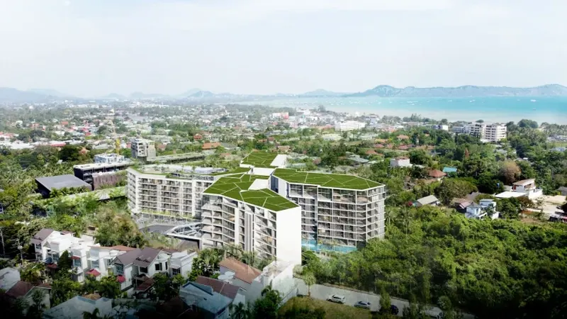 ภายนอกของคอนโดมิเนียม ในราไวย์