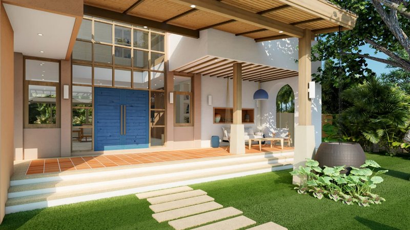 Two-storey villa with private pool and mountain views in Talang district, Phuket in Manick Meadows Complex