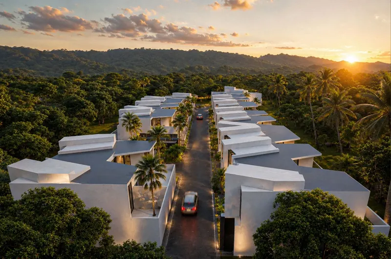Exterior of townhouse in Rawai
