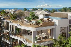 Duplex penthouse with 2 bedrooms and private pool with sea view in Laguna area, Phuket at Garrya Residences