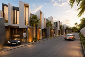 Exterior of townhouse in Rawai