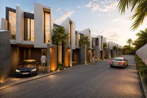Exterior of townhouse in Rawai